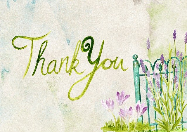 Carte de gratitude